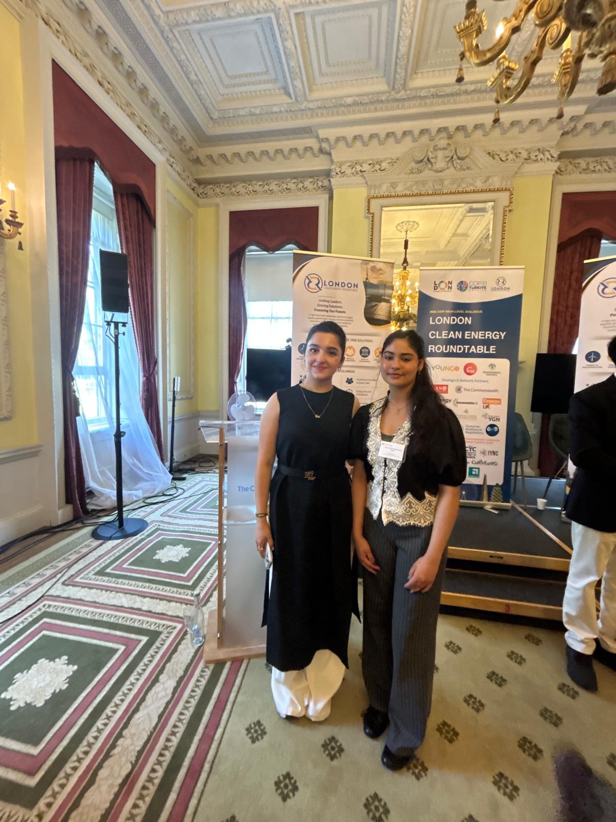 ISYC delegate at the London Clean Energy Roundtable venue
